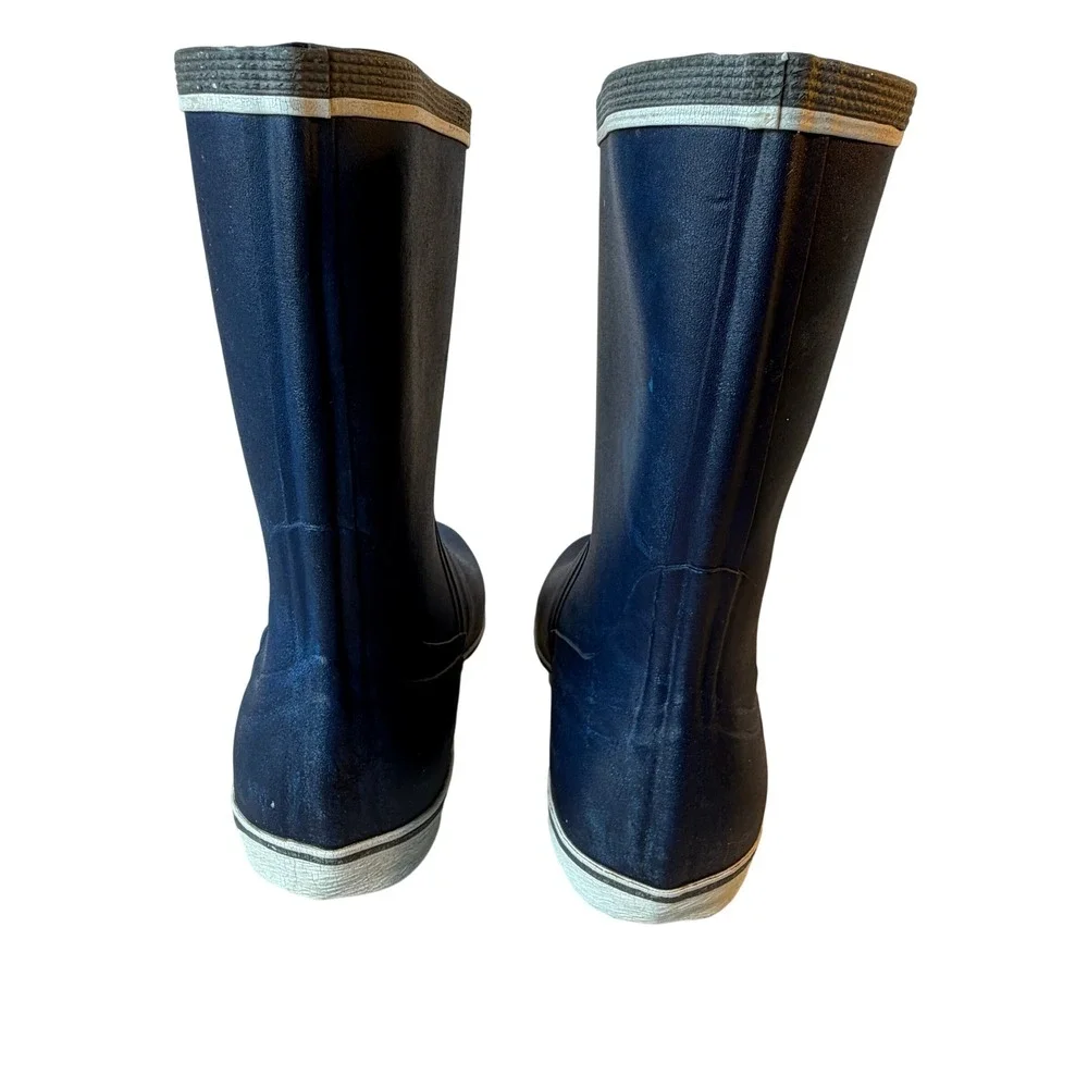 Gill Tall Yachting Sailing Deck Boots Navy Rubber EU 41 US Mens 8 Womens 10